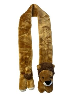 90s Vintage Plush Scarf Lion 1995 Kat-Ya Montreal 1990s Nostalgia Kids Accessory